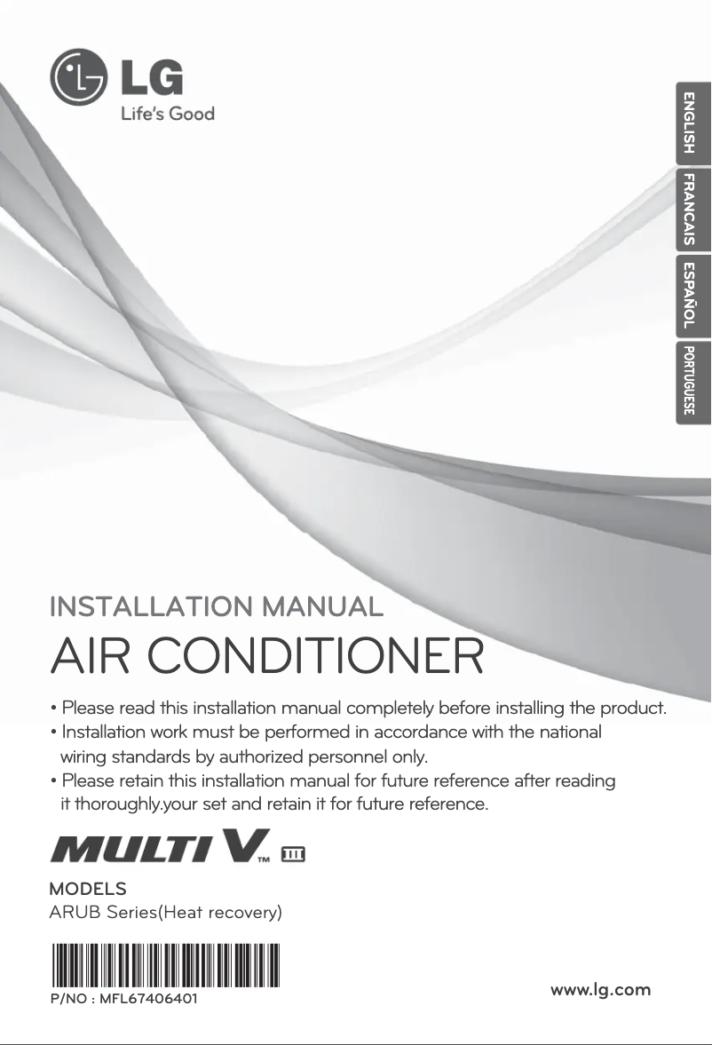 Imagen de la primera página del manual del dispositivo ARUB120BT3