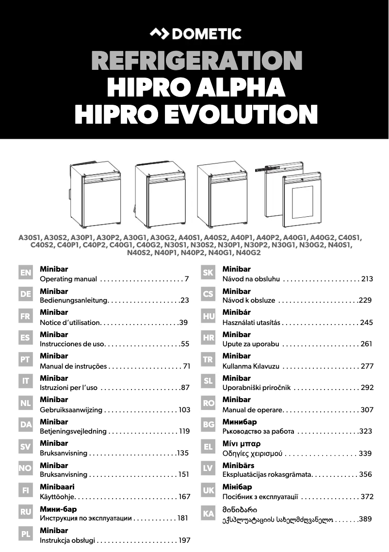 Imagen de la primera página del manual del dispositivo A30SR1