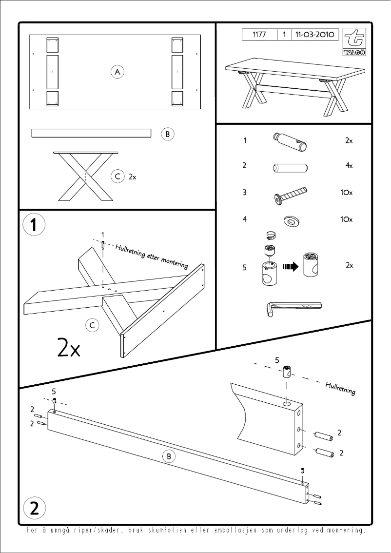 Imagen de la primera página del manual del dispositivo Cross
