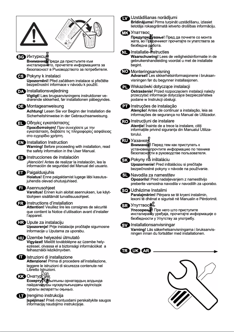 Imagen de la primera página del manual del dispositivo L68480FL