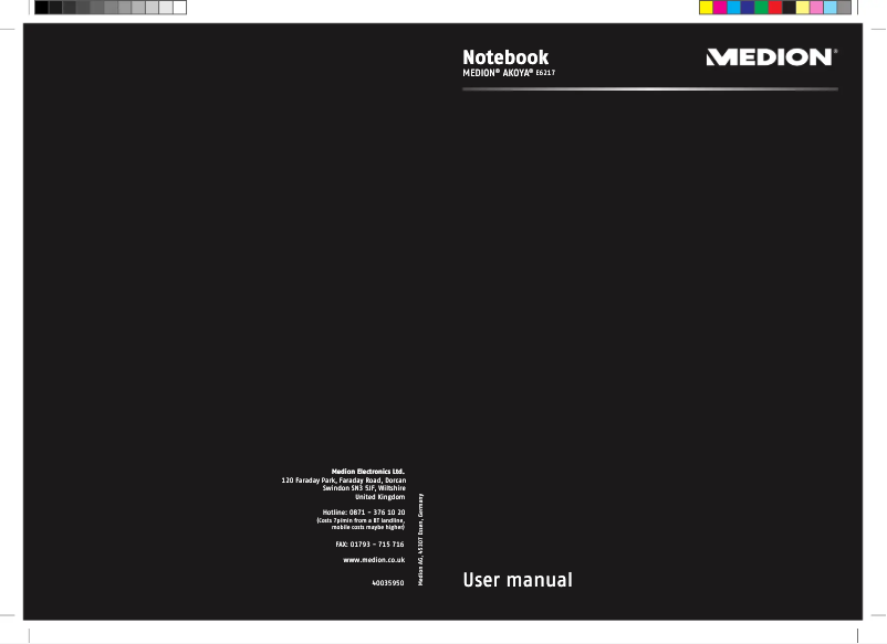 Página nº 1 - Manual de usuario Medion AKOYA E6217 (MD 97639)