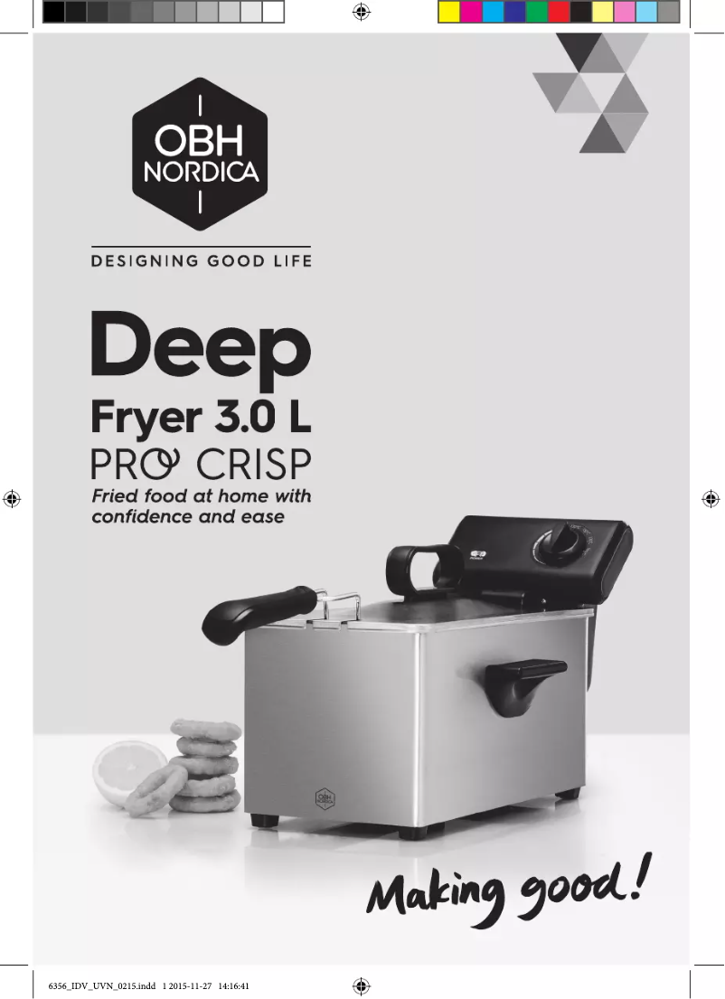 Página nº 1 - Manual de usuario OBH Nordica Pro Crisp 6356