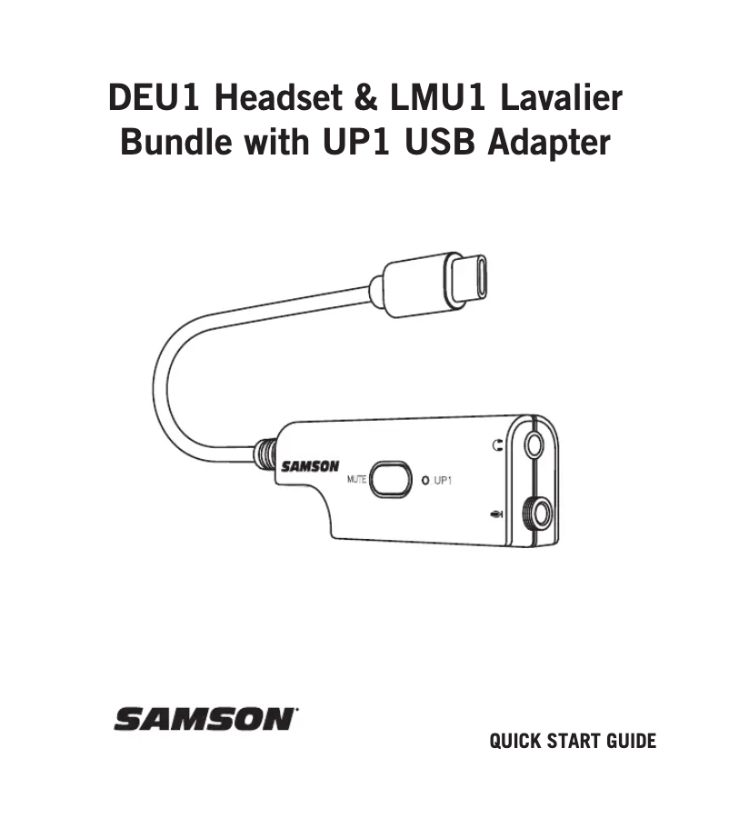 Imagen de la primera página del manual del dispositivo LMU1