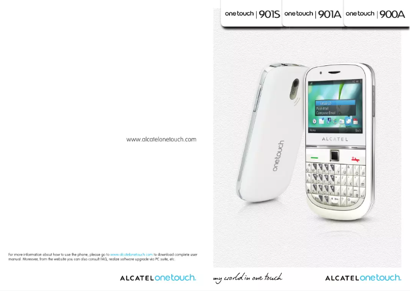 Página 1 del manual Manual de usuario Alcatel One Touch 901A