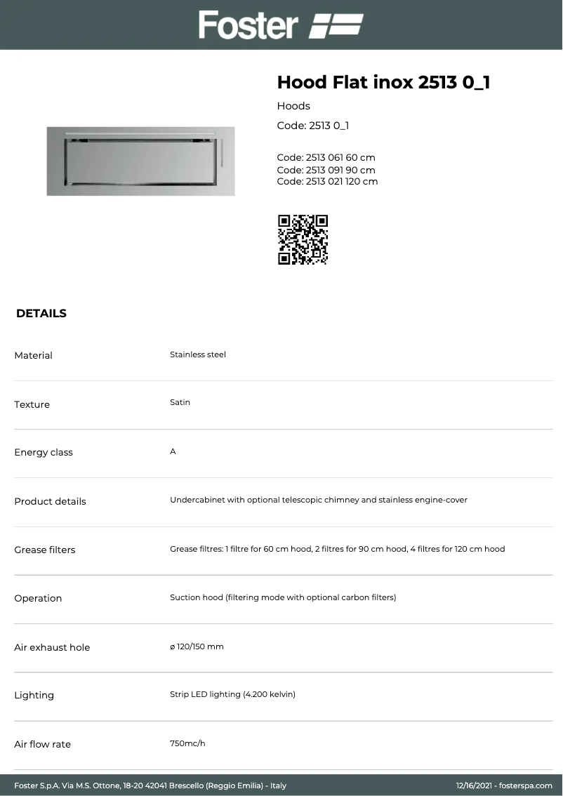 Imagen de la primera página del manual del dispositivo Flat 2513 021