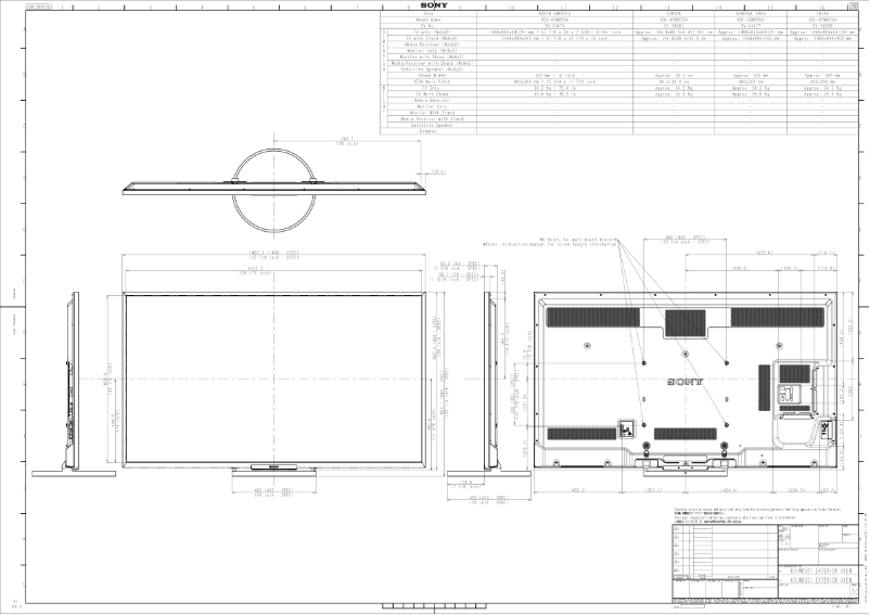 Imagen de la primera página del manual del dispositivo Bravia KDL-65W850A