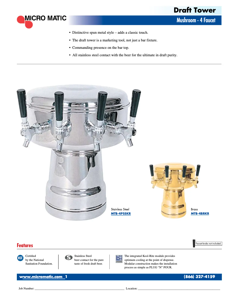 Página 1 del manual Manual de usuario Micro Matic MTB-4PSSKR