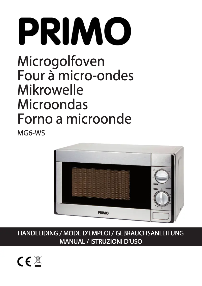 Imagen de la primera página del manual del dispositivo MG6-WS