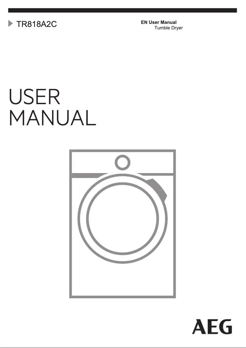 Página 1 del manual Manual de instrucciones AEG AbsoluteCare TR818A2C