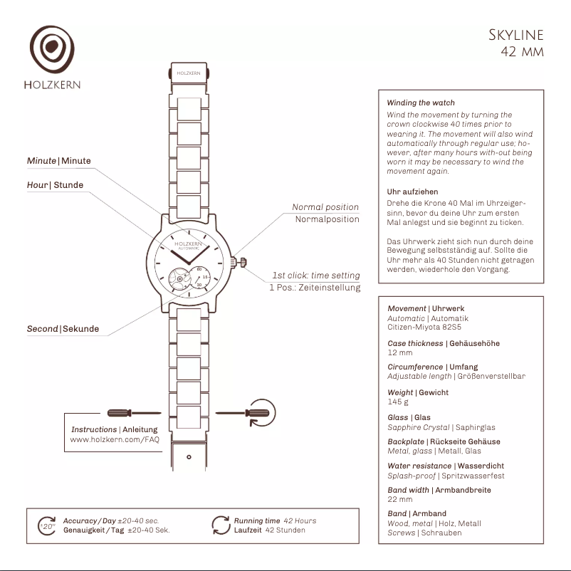 Página 1 del manual Manual de usuario Holzkern Hongkong