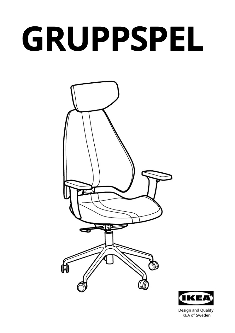 Imagen de la primera página del manual del dispositivo GRUPPSPEL 505.001.61