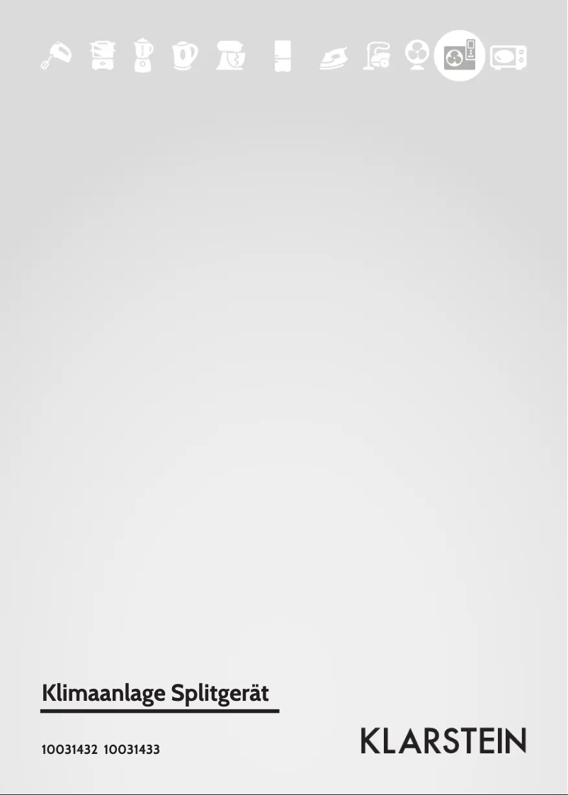 Página nº 1 - Manual de usuario Klarstein 10031432