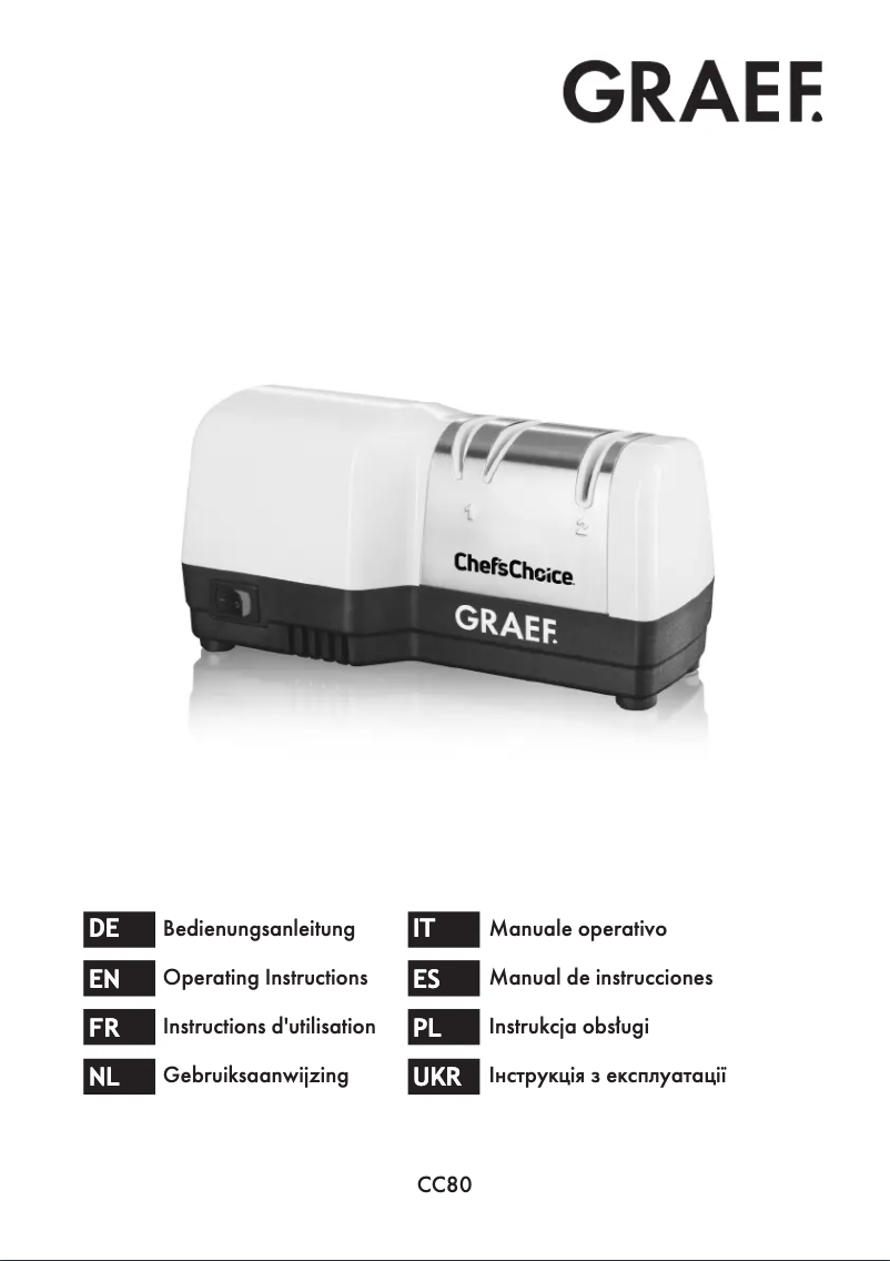 Página 1 del manual Manual de usuario Graef CC 80