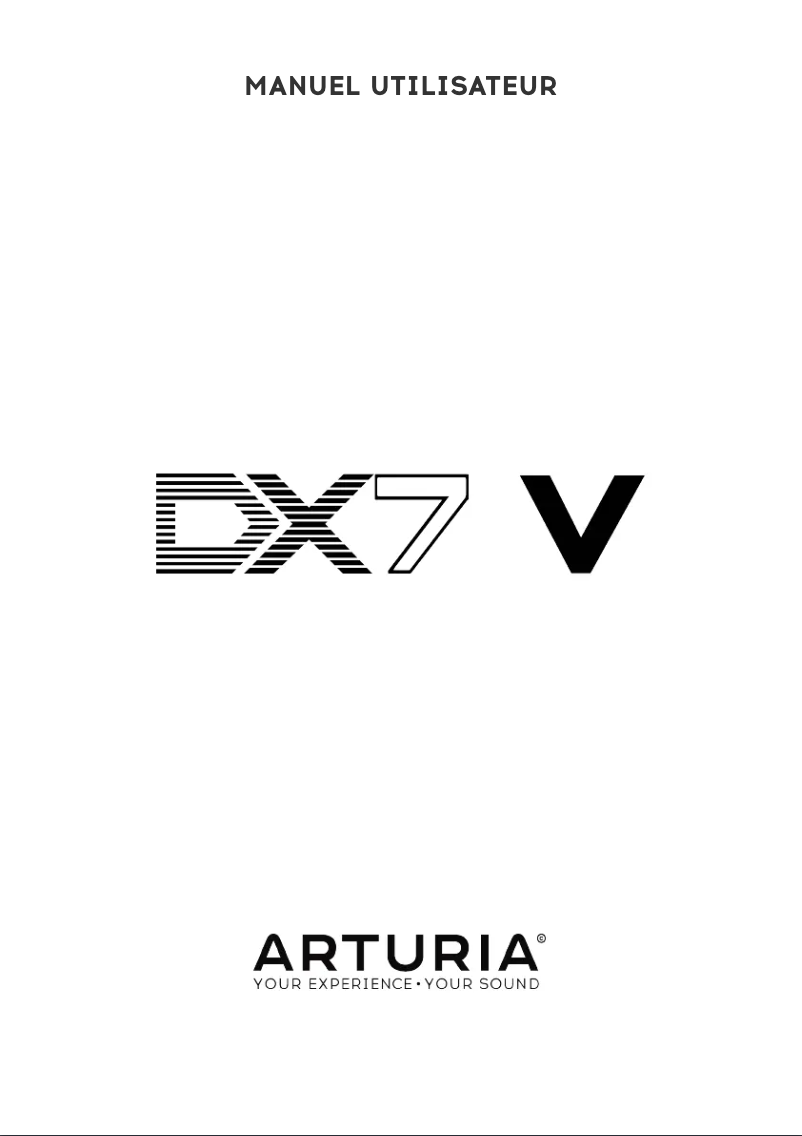Página nº 1 - Manual de usuario Arturia DX7 V