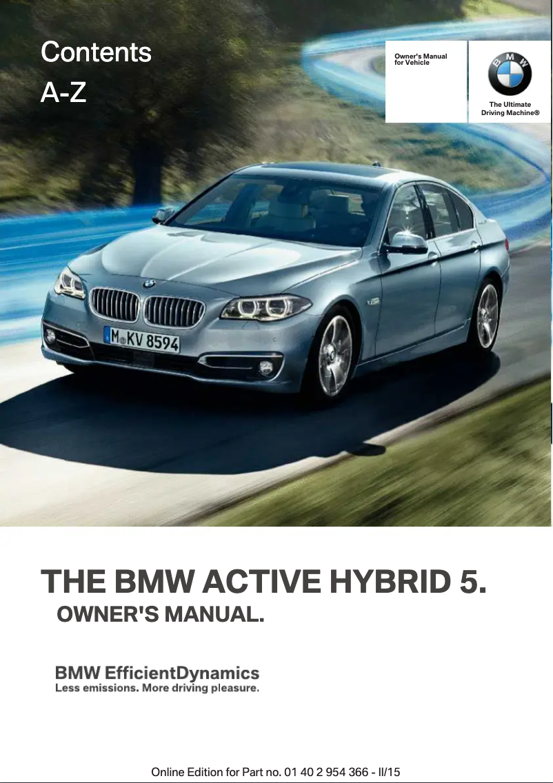 Imagen de la primera página del manual del dispositivo ActiveHybrid 5 (2016)