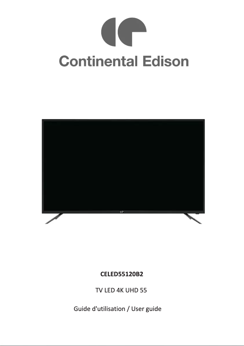 Imagen de la primera página del manual del dispositivo CELED55120B2