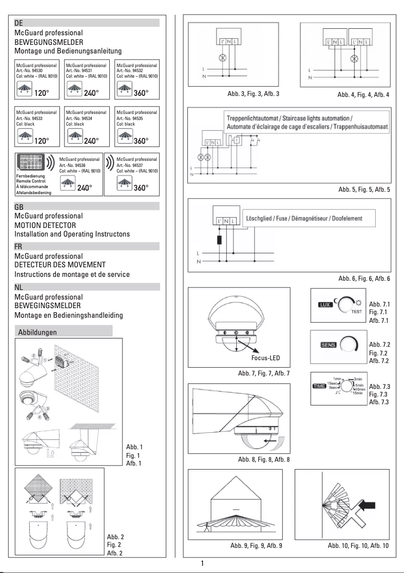 Página nº 1 - Manual de usuario Grothe McGuard BM360