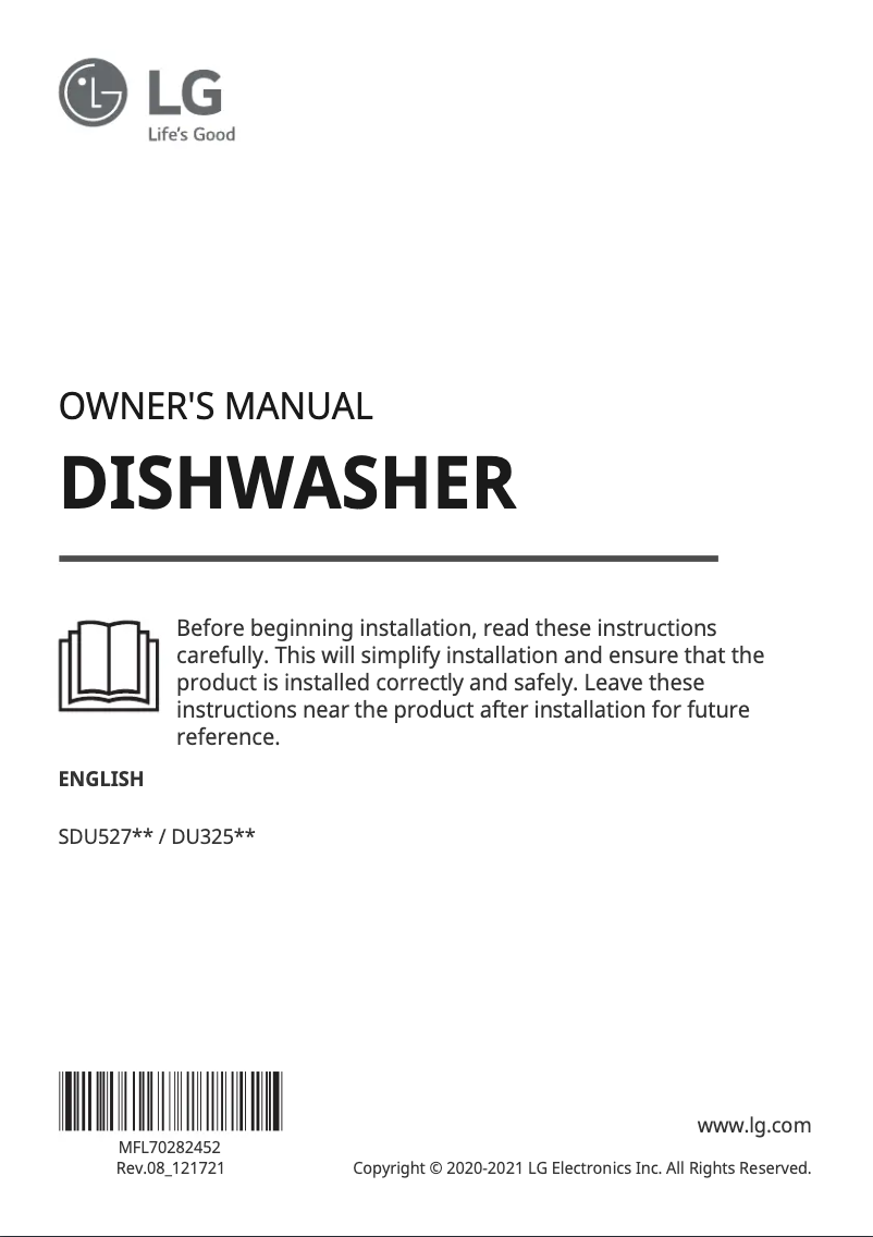 Página nº 1 - Manual de usuario LG SDU527HS