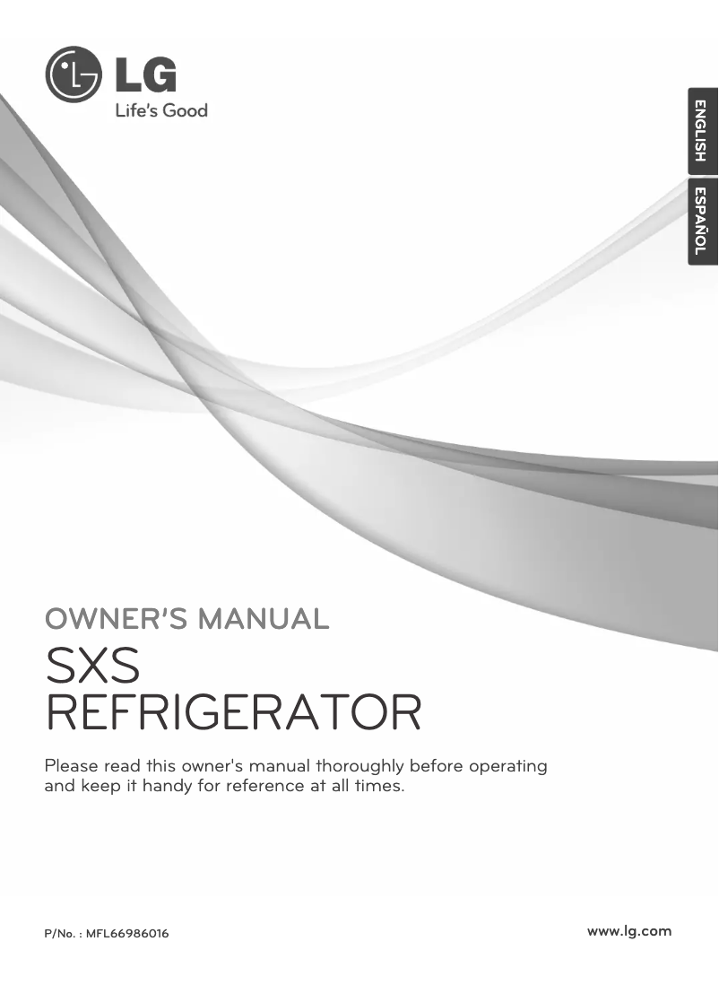 Página nº 1 - Manual de usuario LG GR-P267FLN