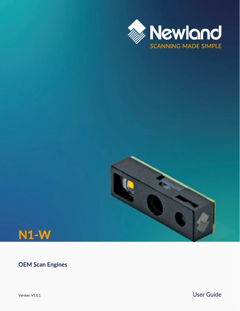 Imagen de la primera página del manual del dispositivo N1-W