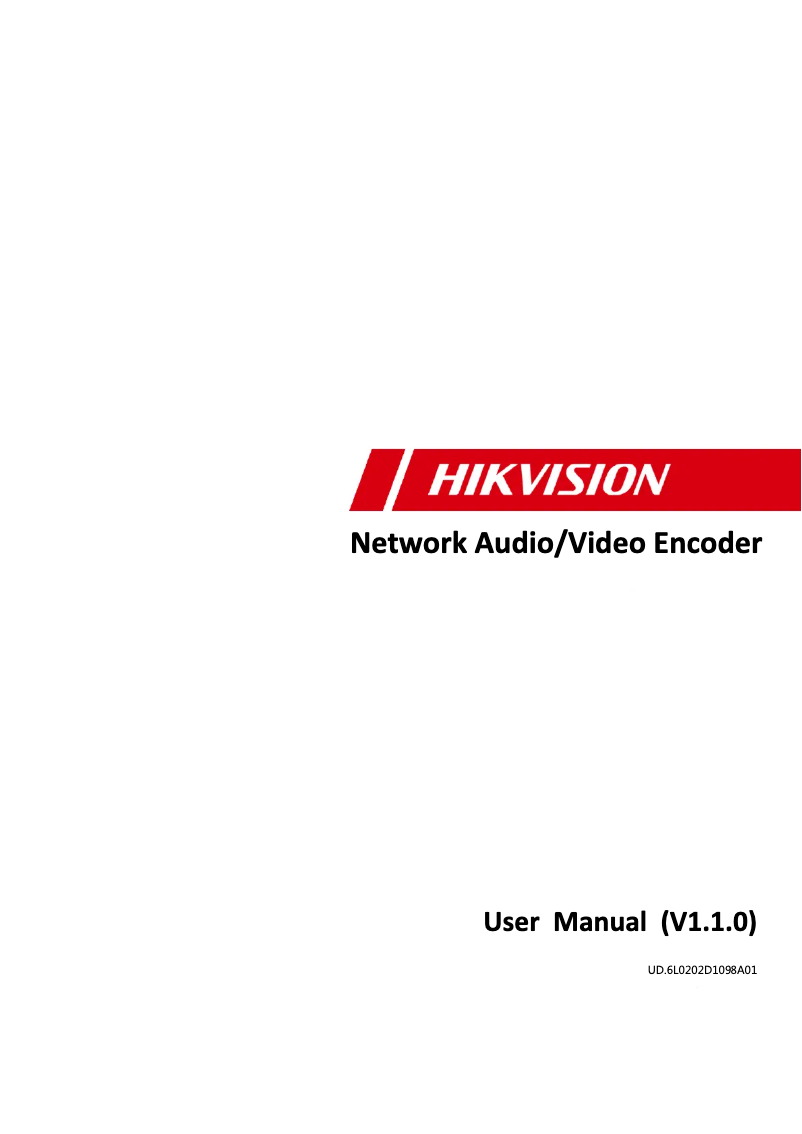 Página nº 1 - Manual de usuario Hikvision DS-6708HWI