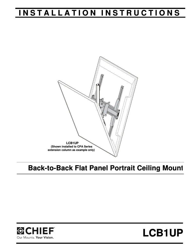 Imagen de la primera página del manual del dispositivo LCB1UP