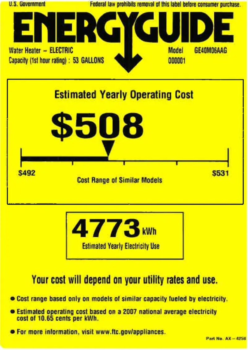 Imagen de la primera página del manual del dispositivo GE40M06AAG
