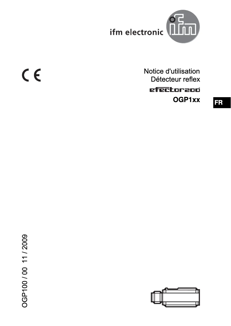 Página 1 del manual Manual de usuario IFM OGP101