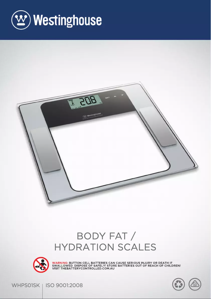 Imagen de la primera página del manual del dispositivo WHPS01SK