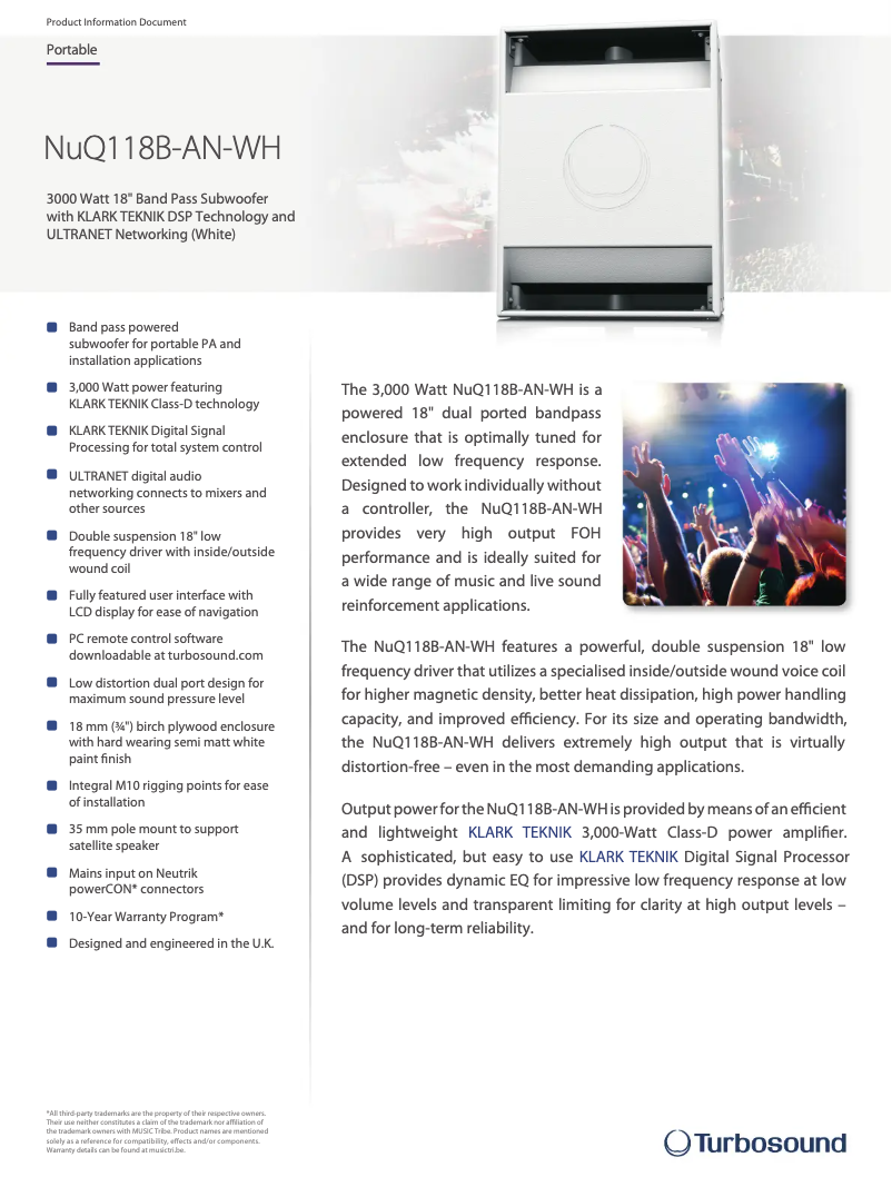 Imagen de la primera página del manual del dispositivo NuQ118B-AN