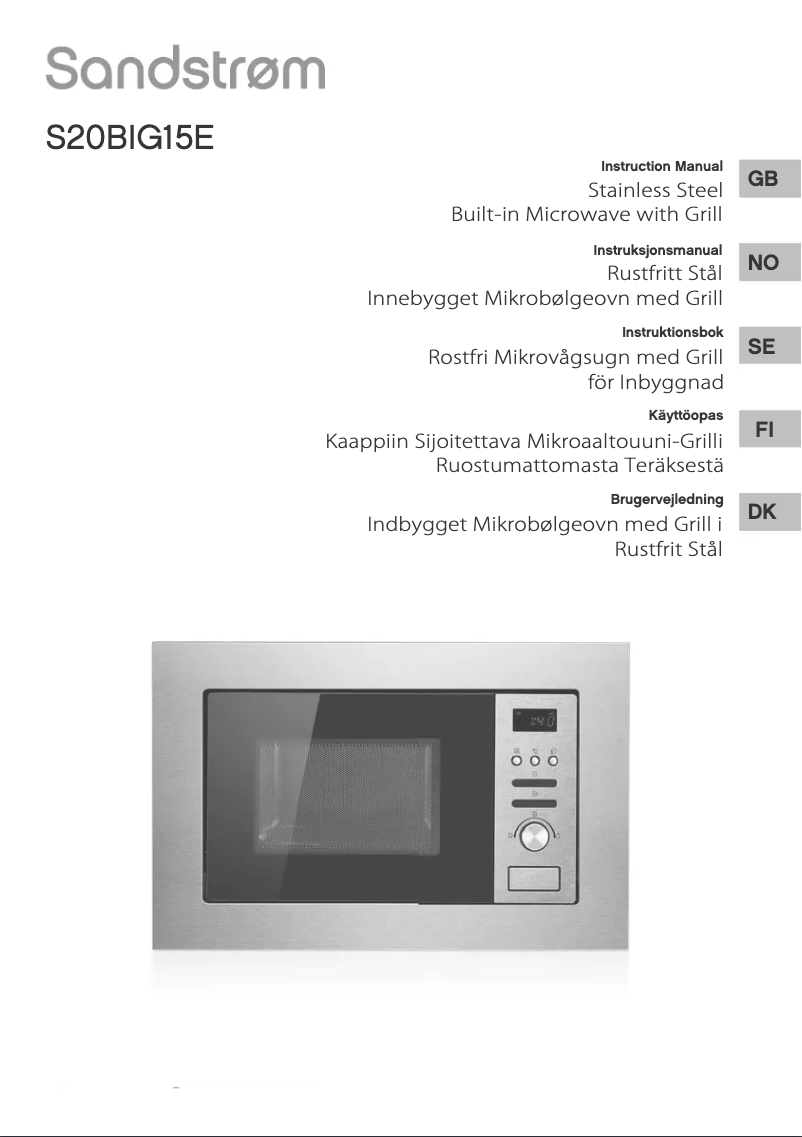 Página 1 del manual Manual de usuario Sandstrøm S20BIG15E