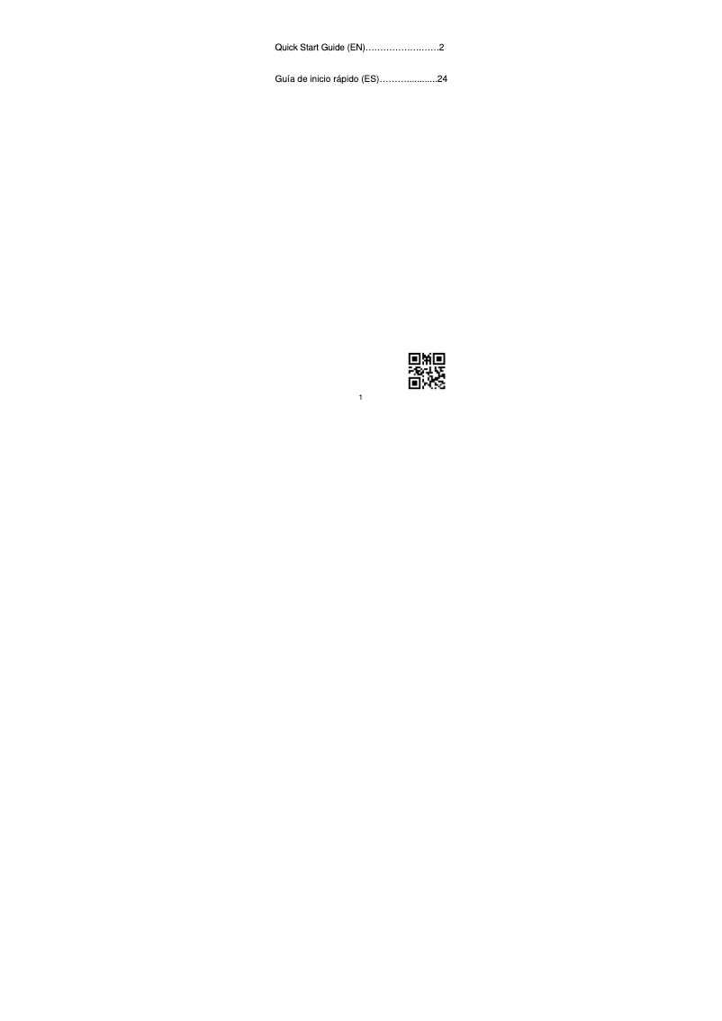 Imagen de la primera página del manual del dispositivo Blade A5 2019