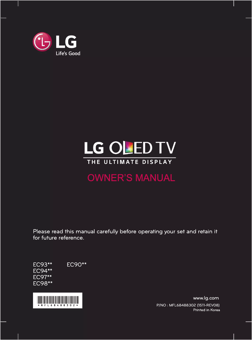 Imagen de la primera página del manual del dispositivo 77EC980V