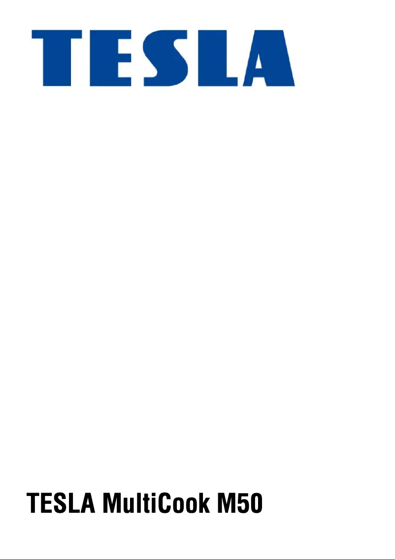 Imagen de la primera página del manual del dispositivo MultiCook M50