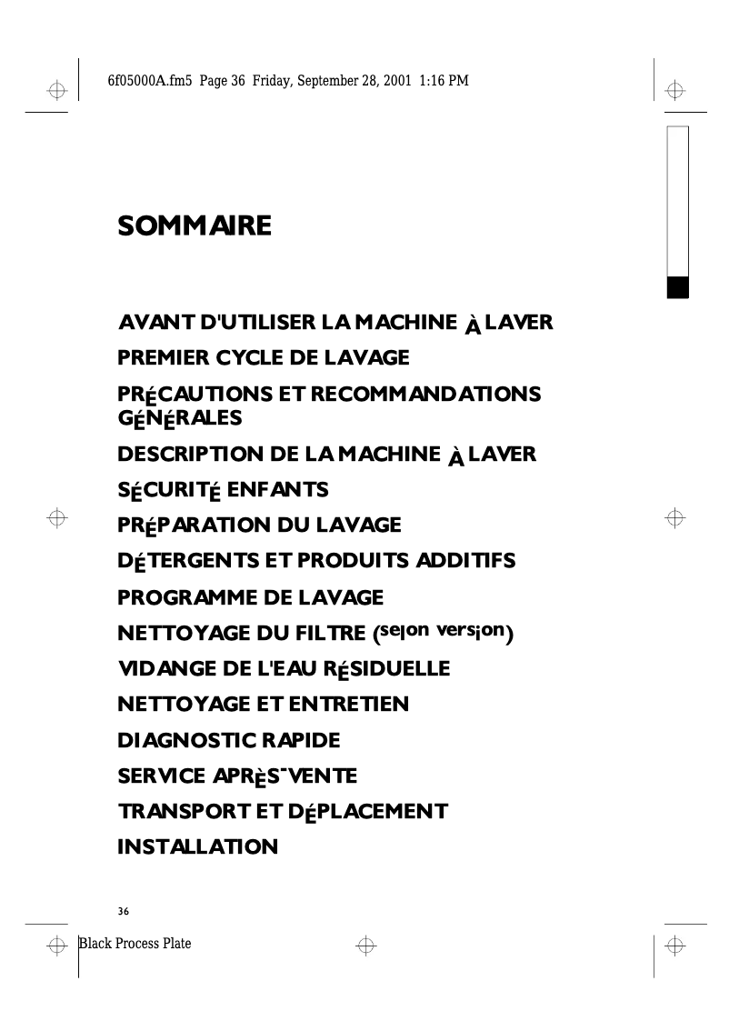 Página 1 del manual Manual de usuario Ignis MIA 5001