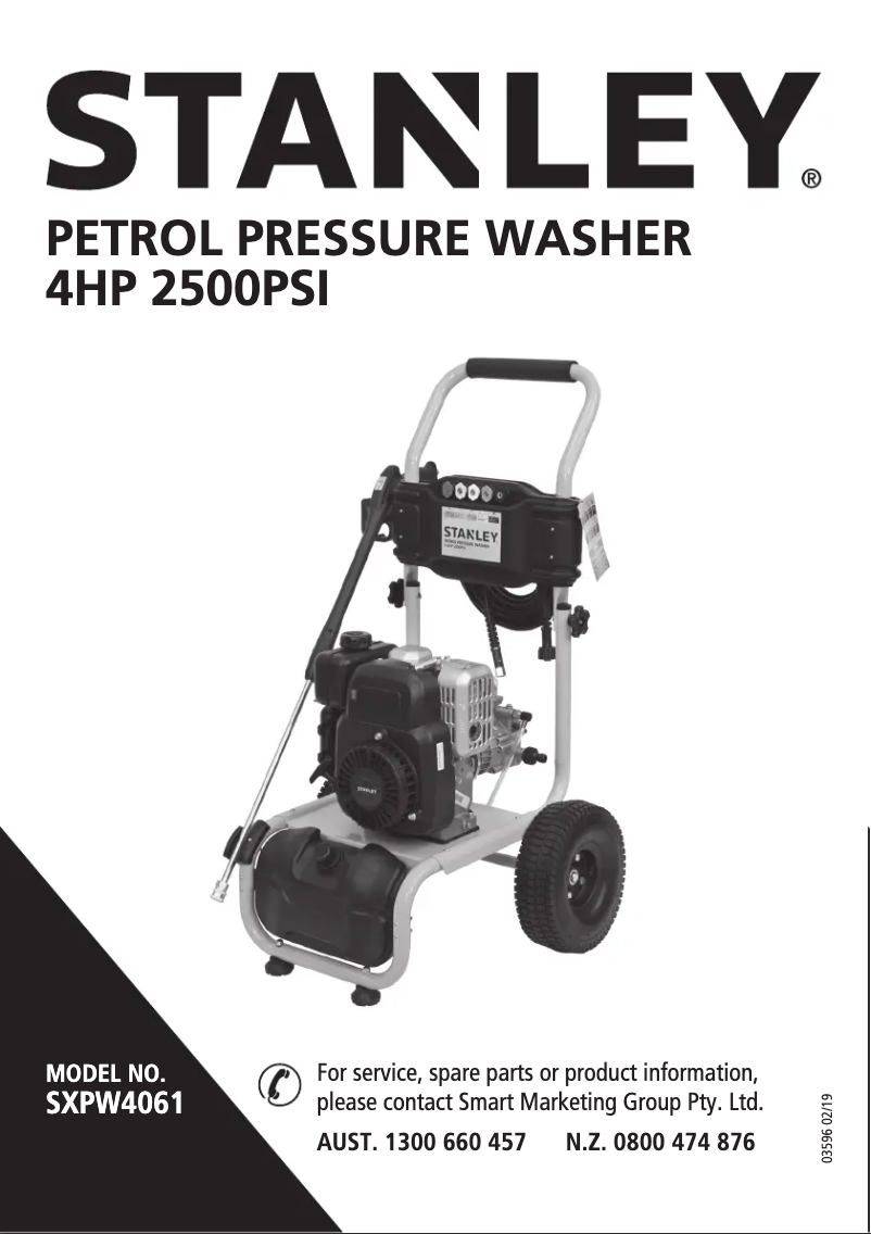 Página nº 1 - Manual de usuario Stanley SXPW4061