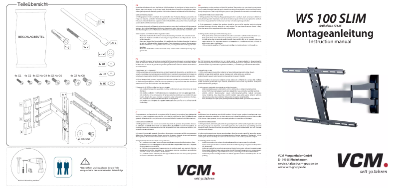 Página 1 del manual Manual de usuario VCM WS 100