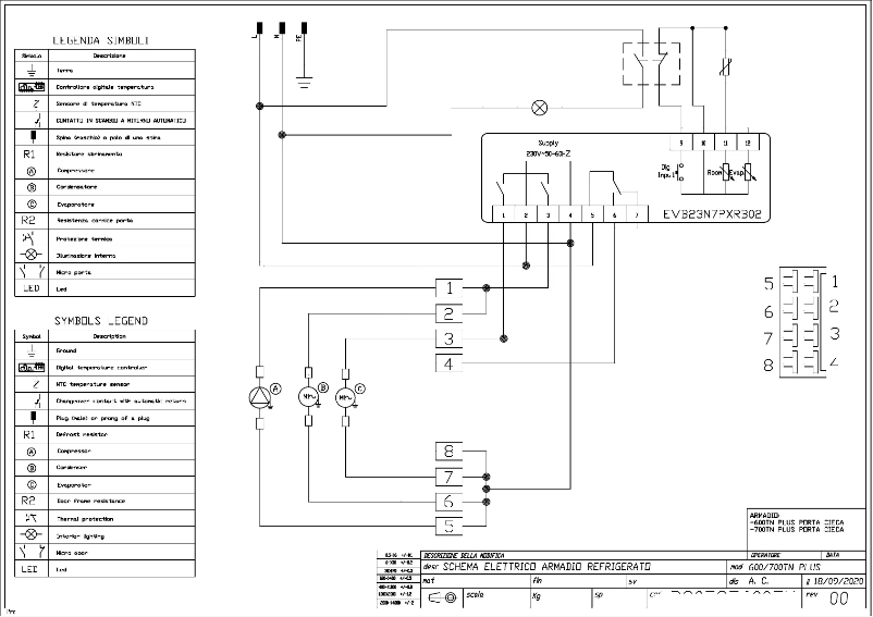 Página 1 del manual Diagrama de cableado MBM A70TN2P