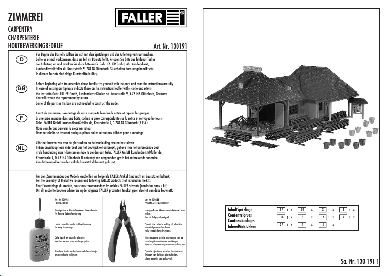 Imagen de la primera página del manual del dispositivo 130191