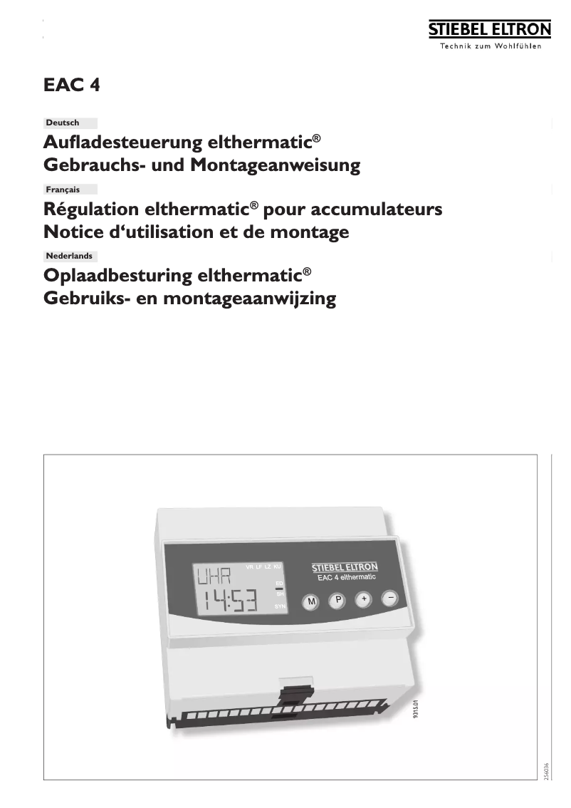 Página 1 del manual Manual de usuario Stiebel Eltron EAC4