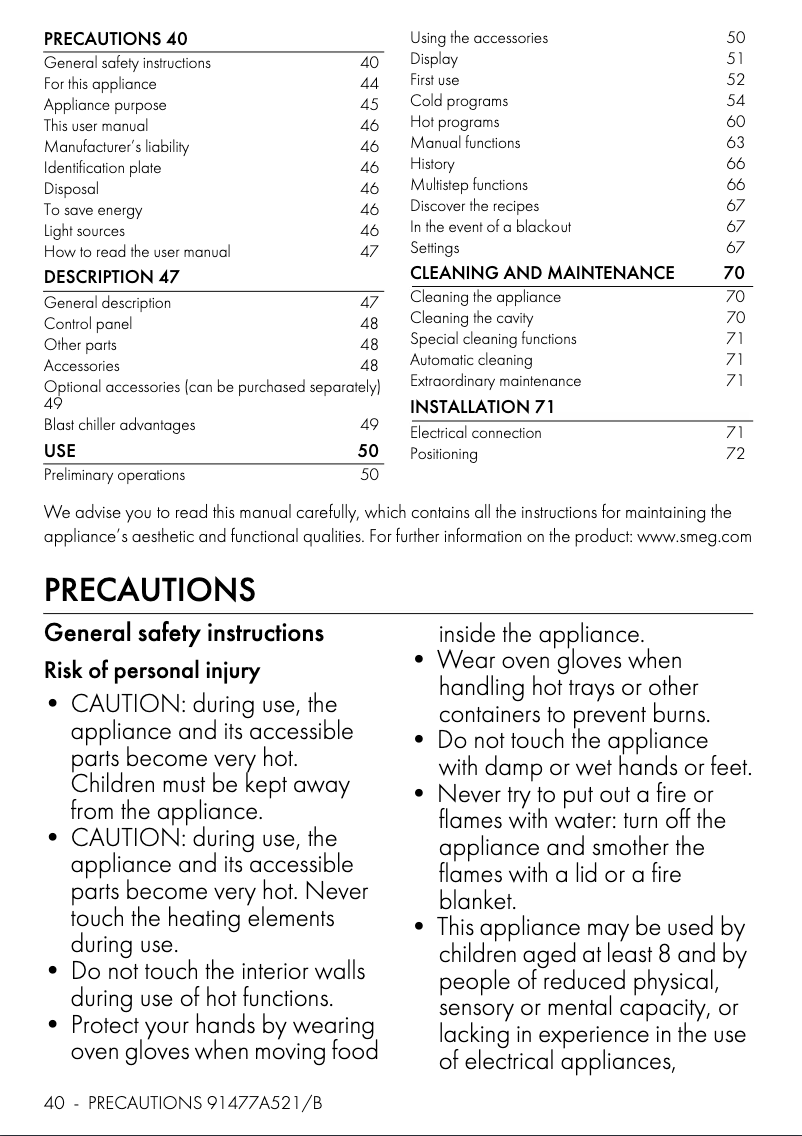 Imagen de la primera página del manual del dispositivo SBC4104B3