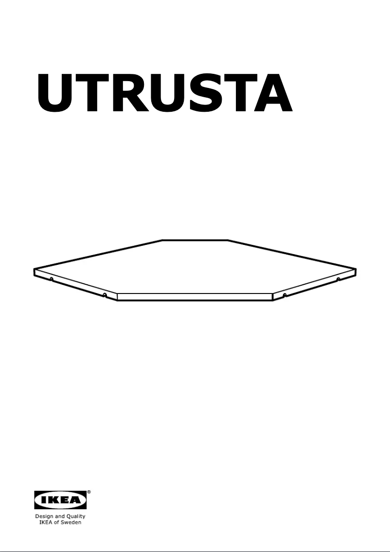 Página 1 del manual Manual de usuario Ikea UTRUSTA 402.056.60