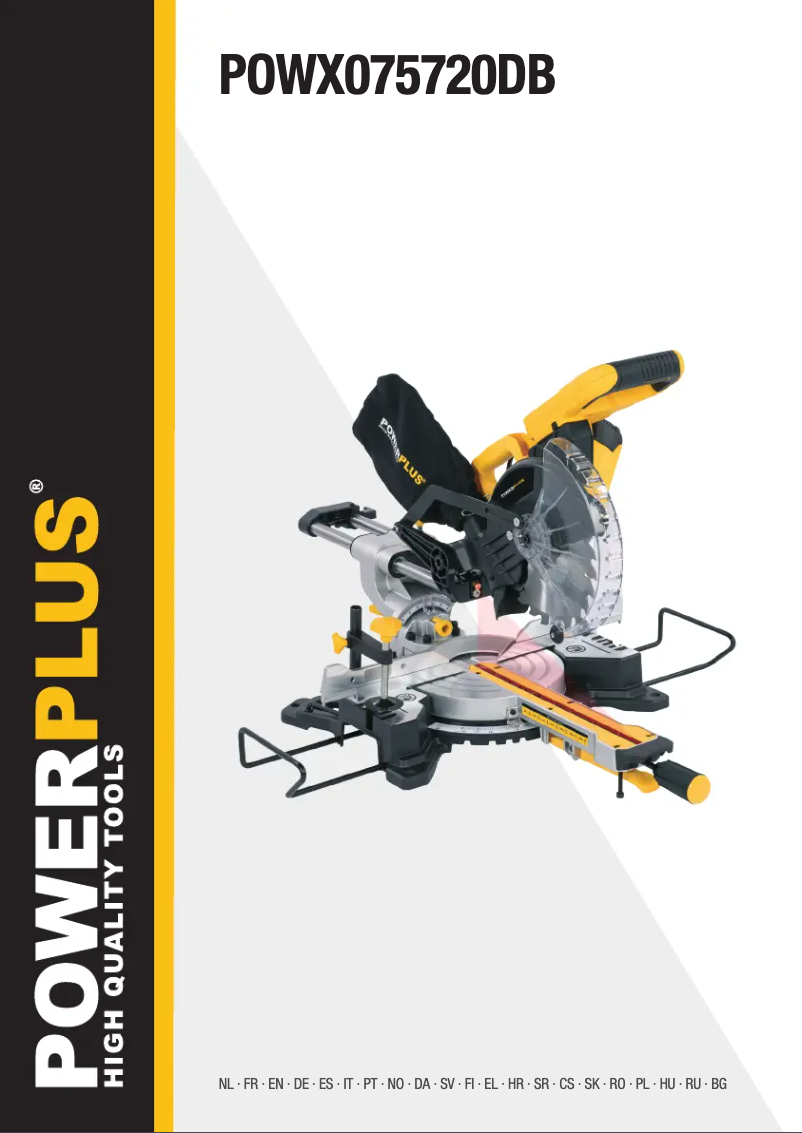 Imagen de la primera página del manual del dispositivo POWX075720DB