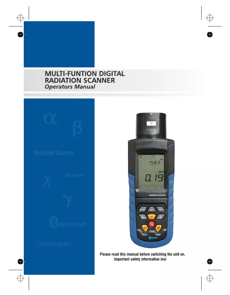 Imagen de la primera página del manual del dispositivo DT-9501