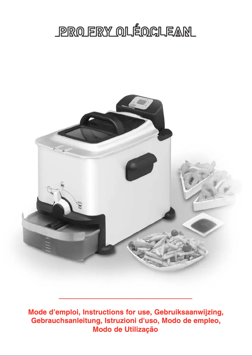 Página 1 del manual Manual de usuario Tefal FR7009 Pro Fry Oleoclean