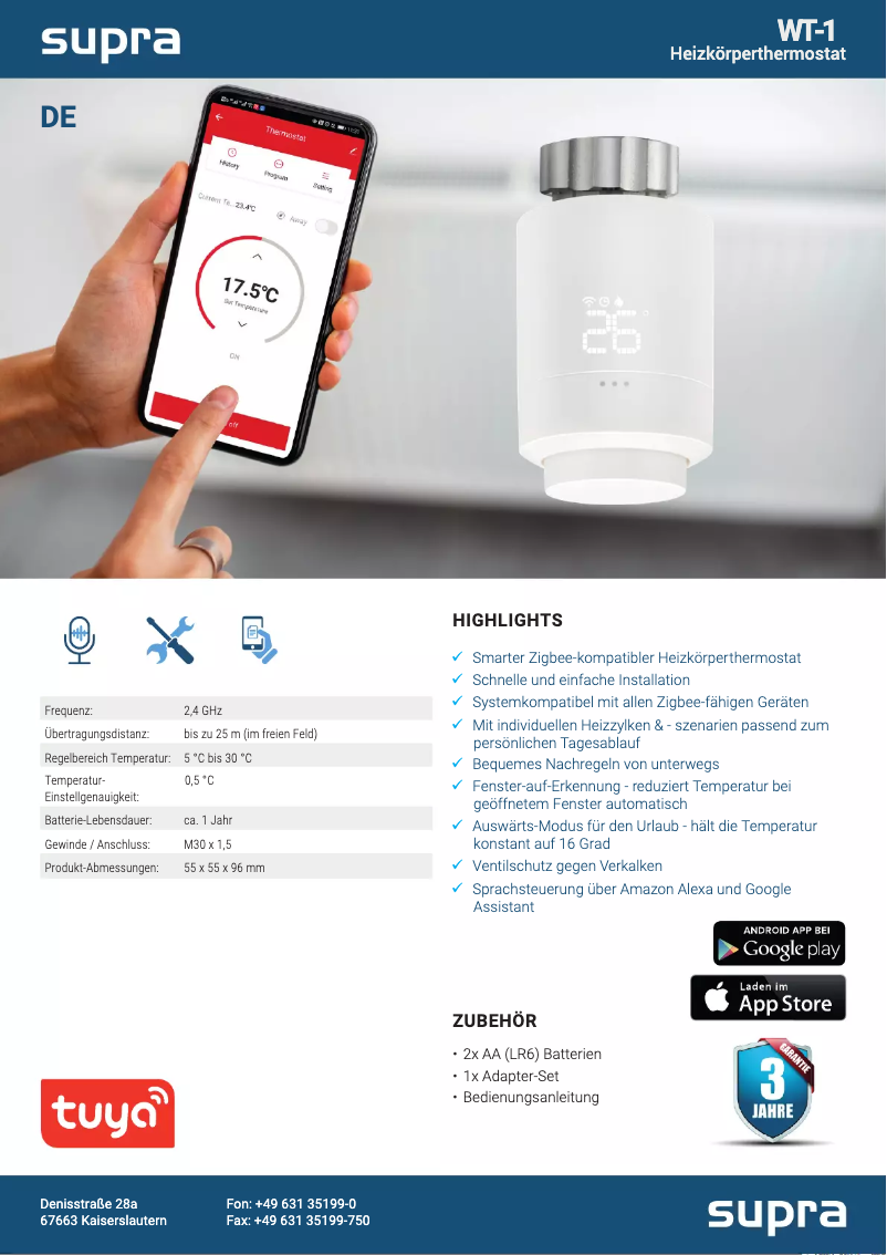 Página 1 del manual Manual de usuario Maginon WT-1