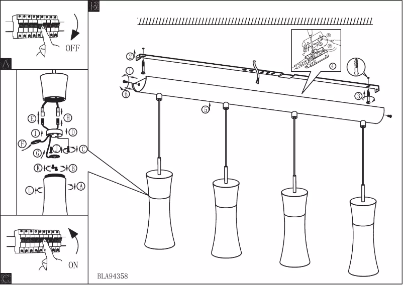 Página nº 1 - Manual de usuario Eglo Panceto