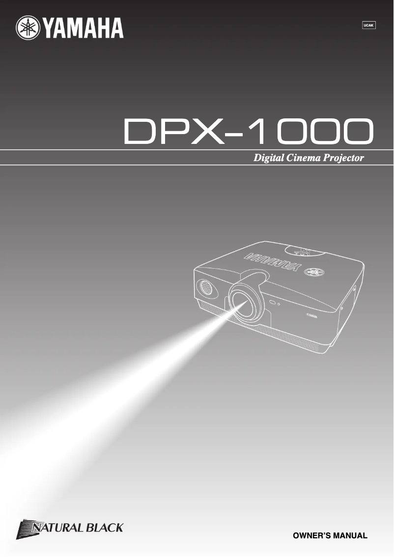 Imagen de la primera página del manual del dispositivo DPX-1000