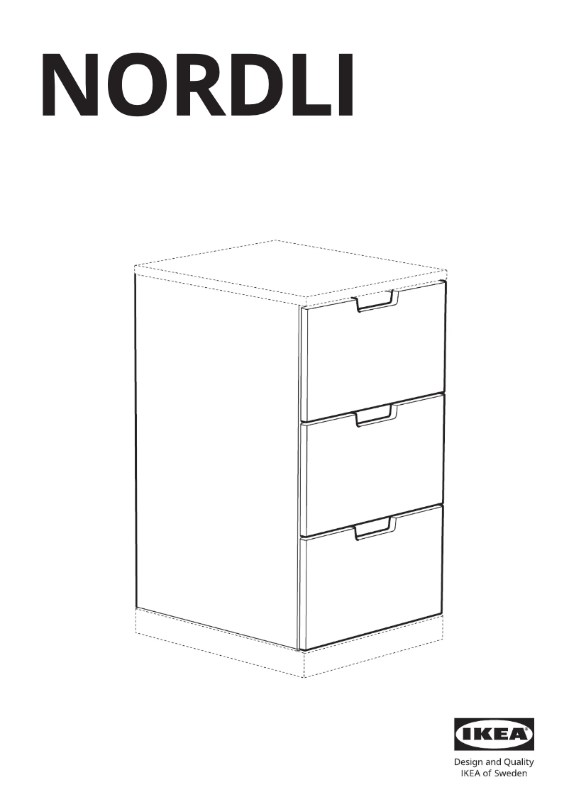 Imagen de la primera página del manual del dispositivo NORDLI 203.556.60