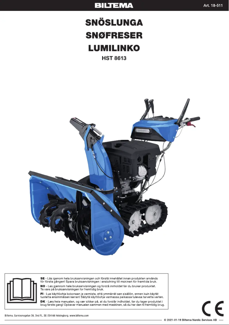 Página nº 1 - Manual de usuario Biltema HST 8613